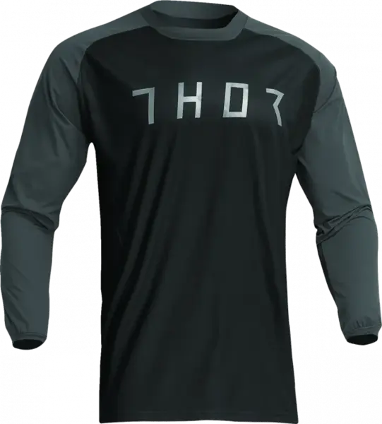 Tricou atv cross Thor Terrain, culoare negru gri, marime 2XL