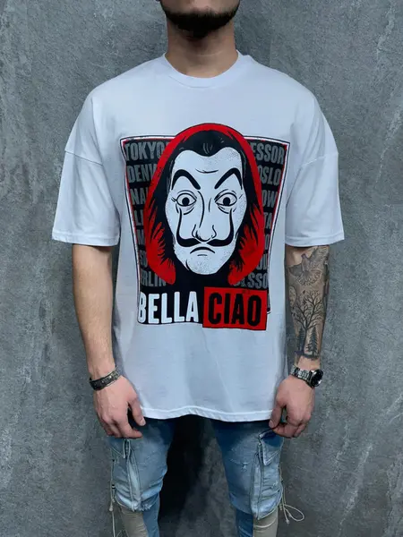TRICOU BELLA CIAO WHITE COD : TSAS190(1017) (MĂRIME: M)