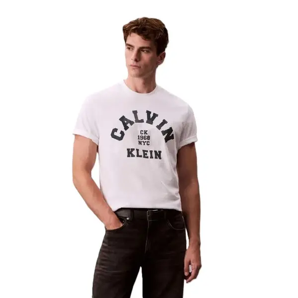 Tricou Calvin Klein SS 20S LN CALVIN COLLEGE GRAPHIC