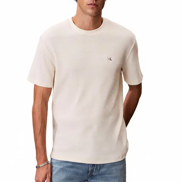 Tricou Calvin Klein SS WAFFLE BADGE CREWNK TEE