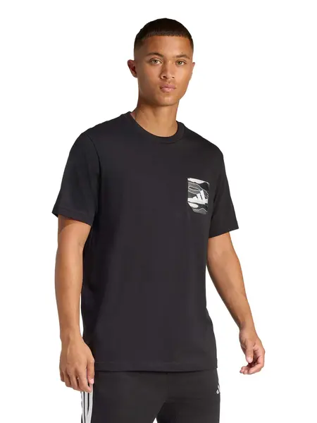 Tricou Camo Woven Pocket Graphic