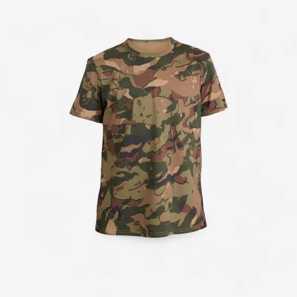 Tricou Camuflaj Woodland Verde Copii
