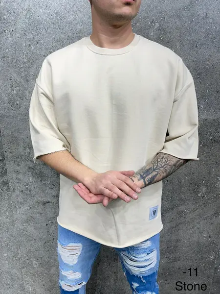 TRICOU CLASIC OVERSIZE STONE TSAS341(6049) (MĂRIME: S)