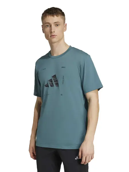 Tricou Climacool Training Camo Logo Graphic