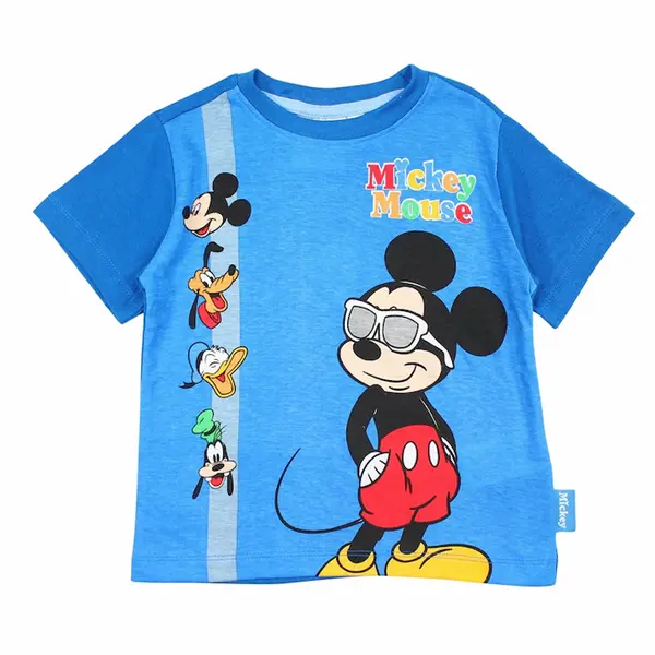 Tricou copii, 100% bumbac, albastru, Friends, Mickey Mouse Engros
