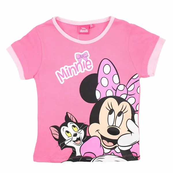 Tricou copii, 100% bumbac, multicolor, Cat, Minnie Mouse Engros