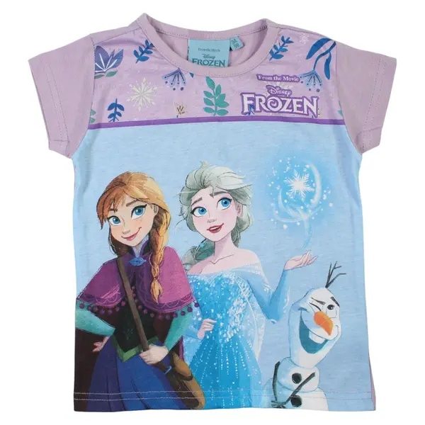Tricou copii 100% bumbac, multicolor, Happy, Frozen Engros