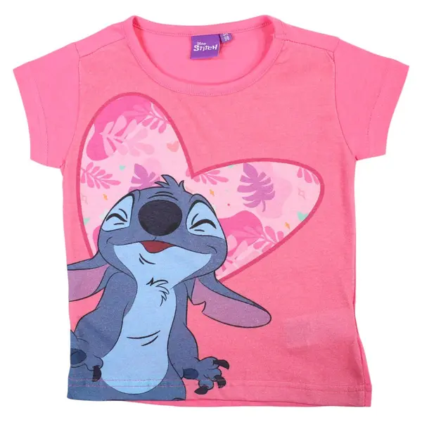 Tricou copii 100% bumbac, multicolor, Happy, Stitch Engros