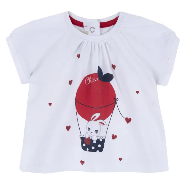 Tricou copii Chicco, alb 2, 67991-64MFCO