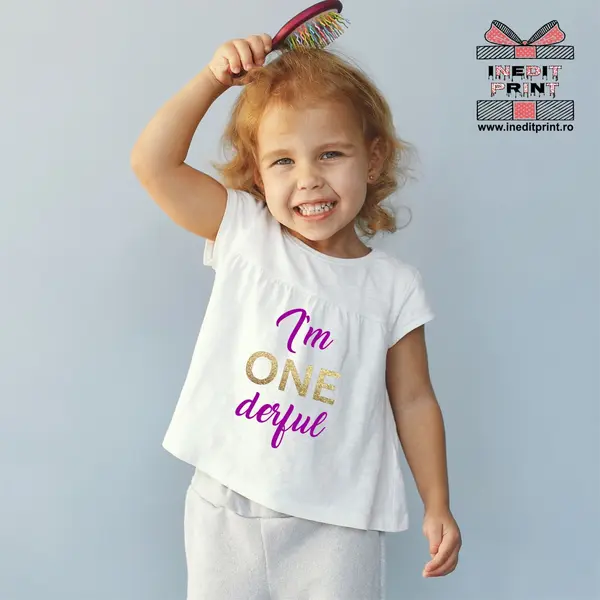Tricou Copii I m ONE wonderful TPC3