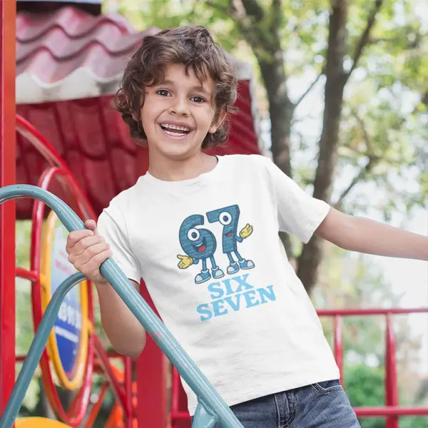 Tricou Copii Personalizat 67 TPC52 Alb, 8 ani