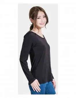 Tricou cu Mânecă Lungă pentru confort, relaxare și recuperare -Bioactiv pentru Femei – Rejuvinova GreenE, subtire, M / L