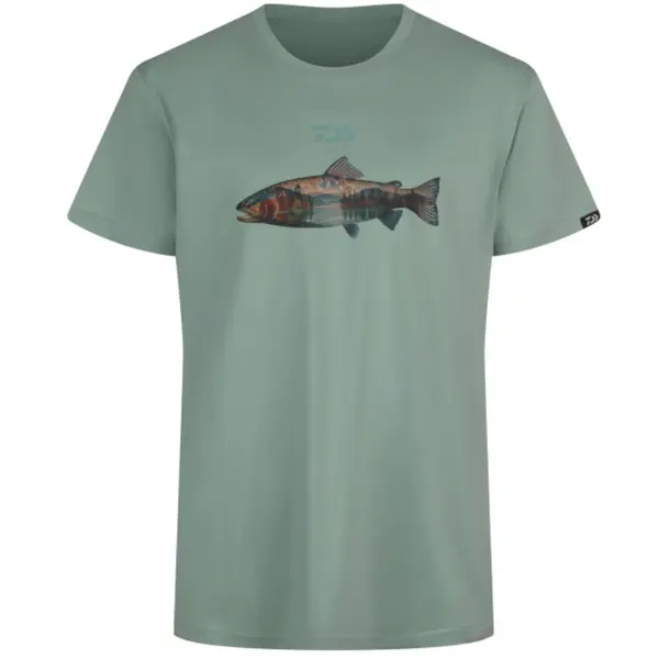 Tricou D-Vec Trout Pistaccio Marime L
