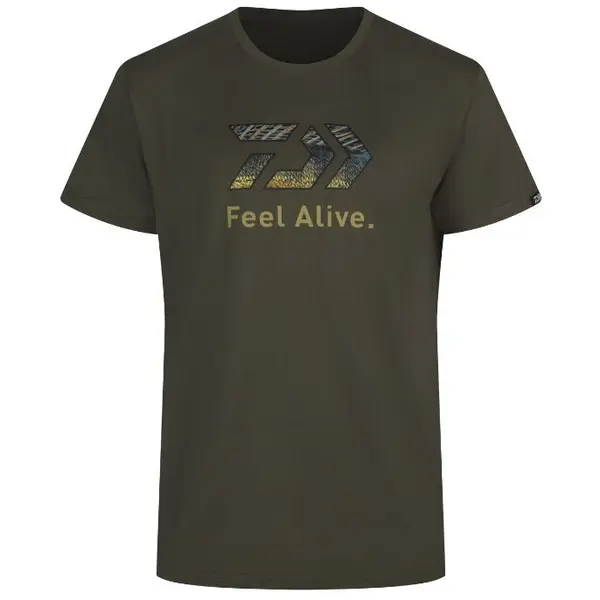 Tricou D-Vec Zander Oliv Feel Alive Marime L