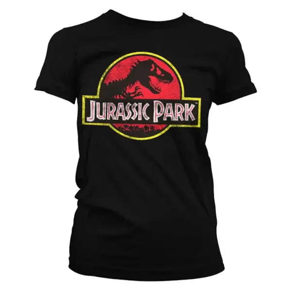 Tricou Dama Jurassic Park - Logo - L