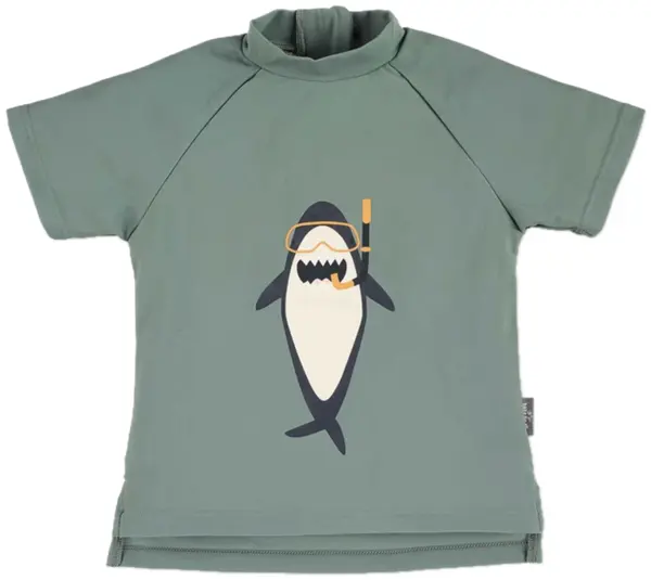 Tricou de înot pentru copii cu protecție UV 50+ Sterntaler - Rechin, 74/80 cm, 6-12 luni