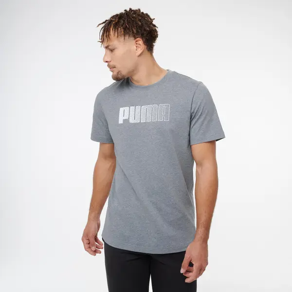 Tricou din bumbac Puma Gri Bărbați