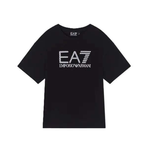 Tricou EA7 TRAIN LOGO SERIES CROSSOVER GIRL TEE MONOGRAM