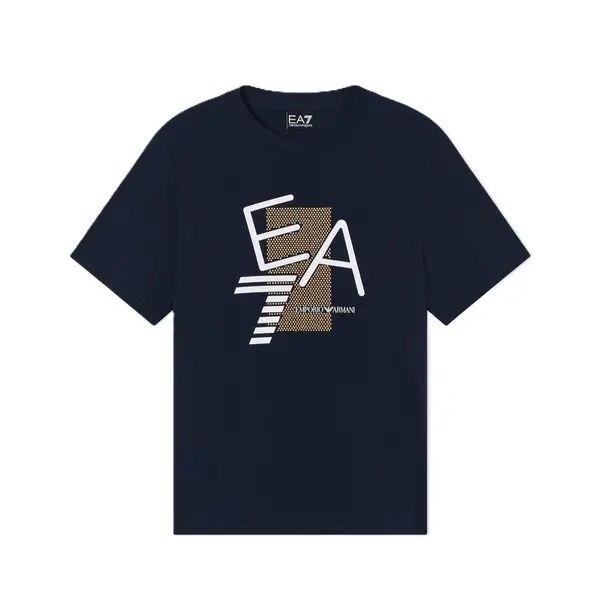 Tricou EA7 TRAIN LOGO SERIES W TEE SS BOX LOGO CROSSOVER