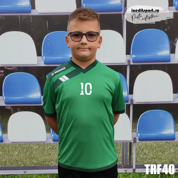 Tricou fotbal copii PATRICK personalizabil TRF40 2XS