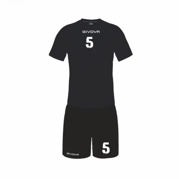 Tricou fotbal copii si adulti GIVOVA personalizabil TRF4 XL, Bleumarin