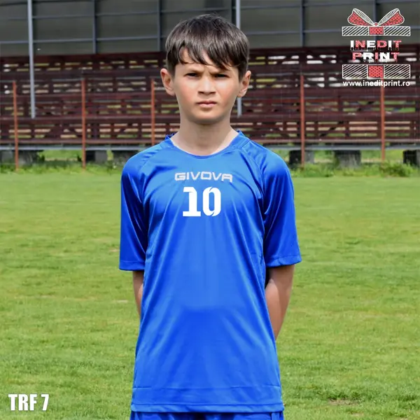 Tricou fotbal copii si adulti GIVOVA personalizabil TRF7 XL, Albastru