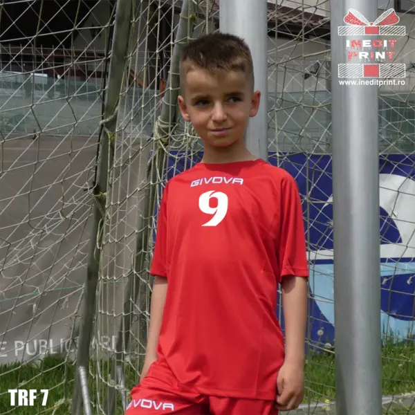 Tricou fotbal copii si adulti GIVOVA personalizabil TRF7 XXL, Roșu