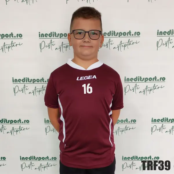 Tricou fotbal copii si adulti LEGEA personalizabil TRF39 3XS, Visiniu