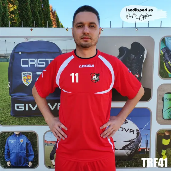 Tricou fotbal copii si adulti LEGEA personalizabil TRF41 XL, Roșu