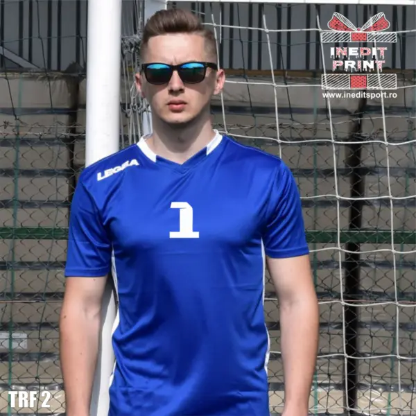 Tricou fotbal copii si adulti LEGEA TRF2 XS, Albastru