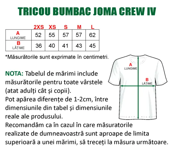Tricou fotbal dama JOMA personalizabil TRF31 S