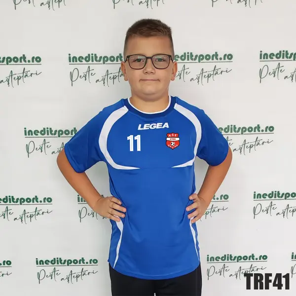 Tricou fotbal TAIPEI LEGEA, ALBASTRU, XS TRF41 XS, Albastru