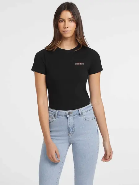 Tricou Gj Ss Cn Reg 3d Embr Guess