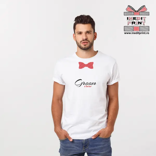 Tricou Groom crew (Pentru barbati) TP82 -