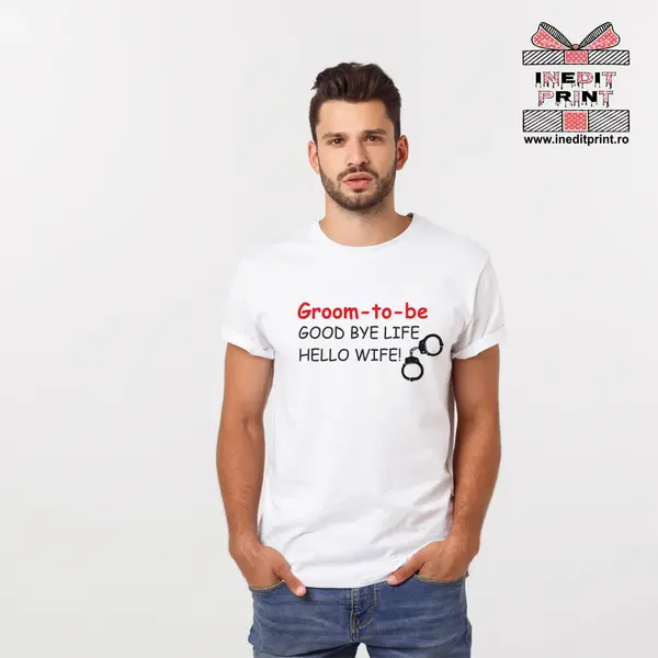 Tricou Groom to be (Pentru barbati) TP85 -
