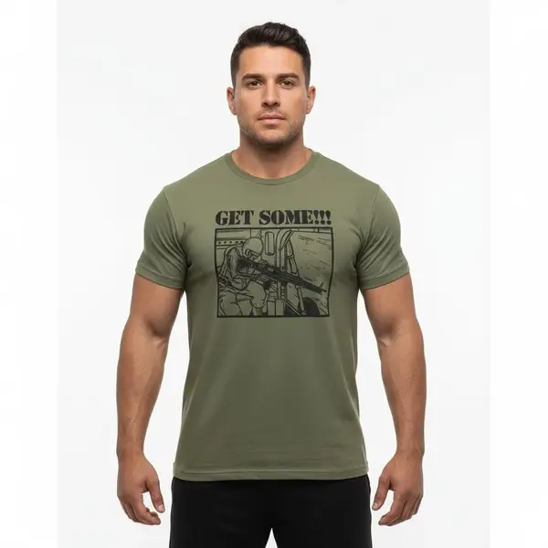Tricou Helikon-Tex® army GET SOME! - OLIVE / M