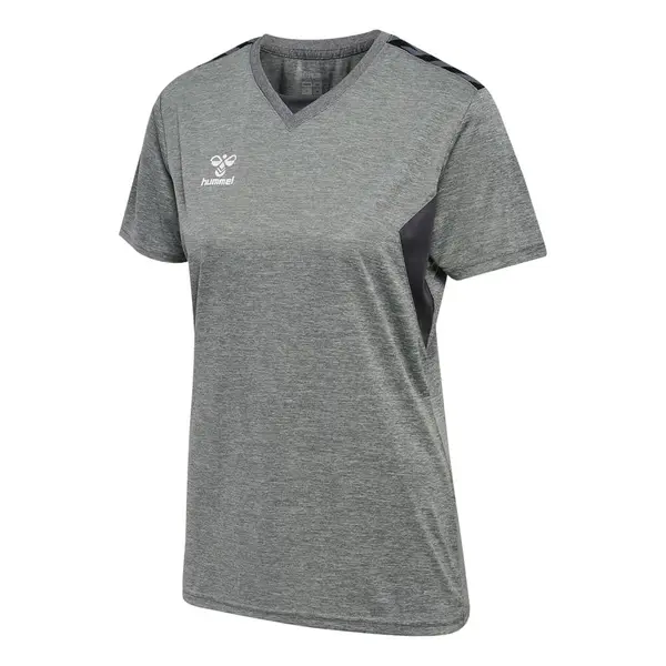 Tricou hummel AUTHENTIC POLY WOMEN - 2006 Grey Melange, L