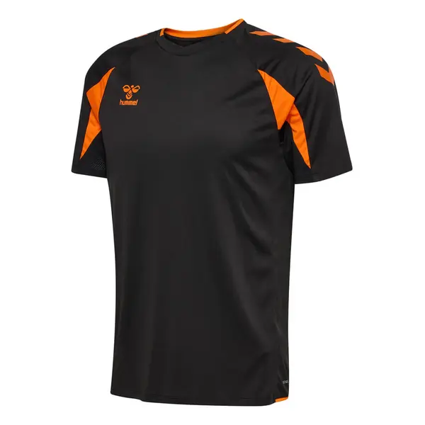 Tricou hummel CORE 2.0 - 2461 Black/orange tiger, M