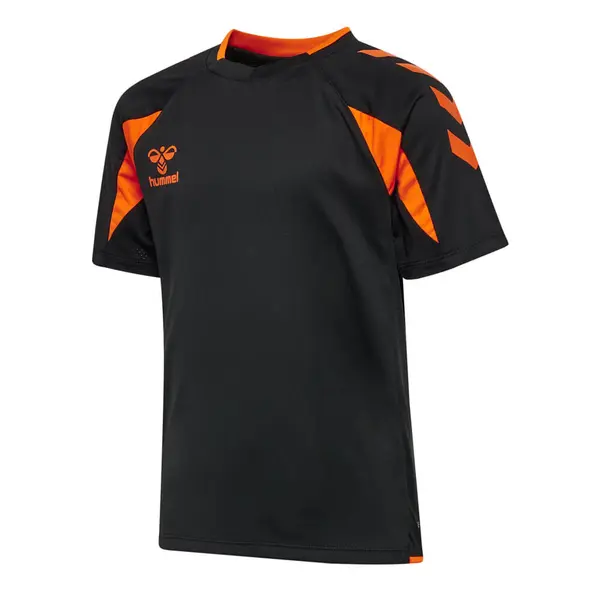 Tricou hummel CORE 2.0 COPII - 2461 Black/orange tiger, 152