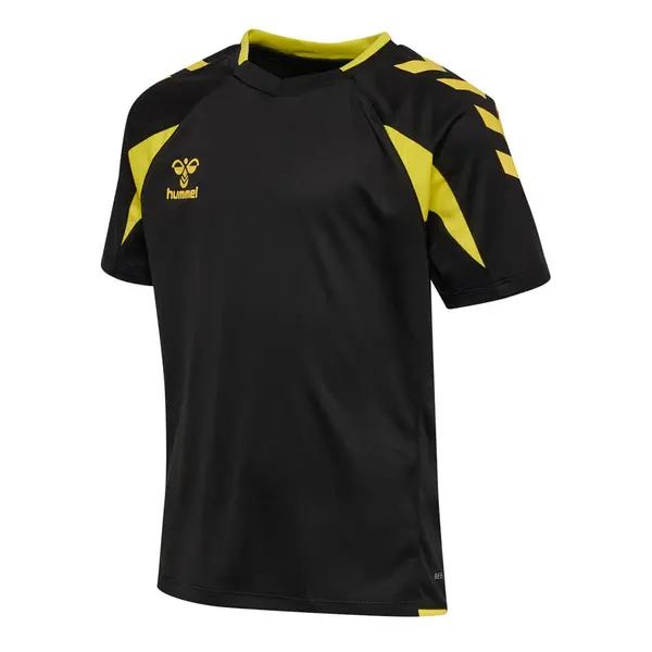 Tricou hummel CORE 2.0 COPII - 5138 BLACK/BLAZING YELLOW, 152