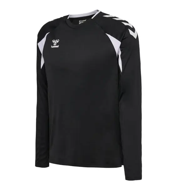 Tricou hummel CORE 2.0 POLY LS - 2114 Black White, S
