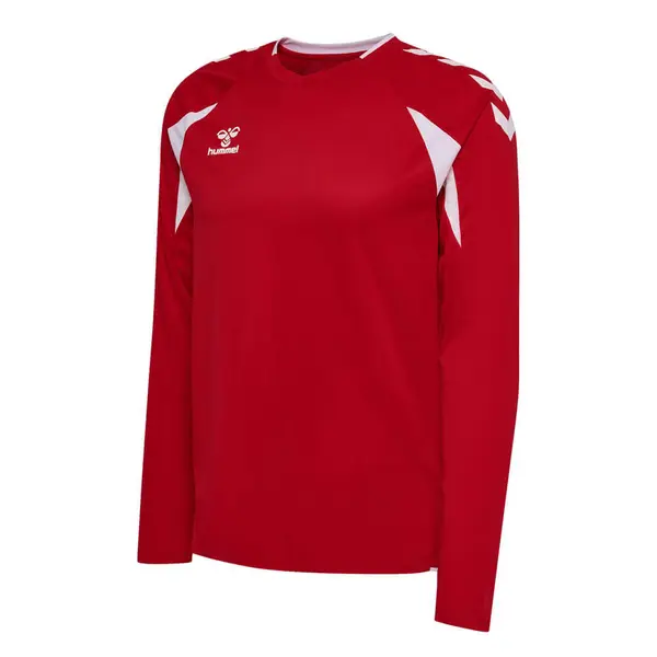Tricou hummel CORE 2.0 POLY LS - 3946 True Red White, 3XL