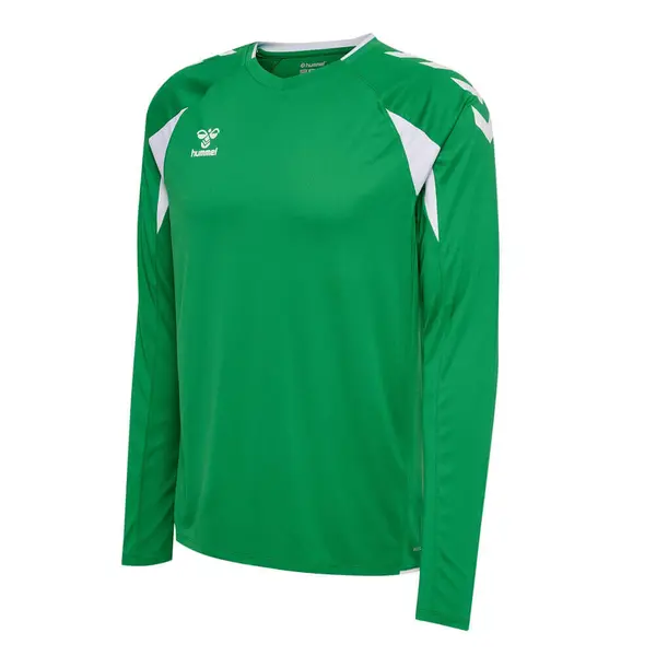 Tricou hummel CORE 2.0 POLY LS - 6129 JELLY BEAN/WHITE, 3XL