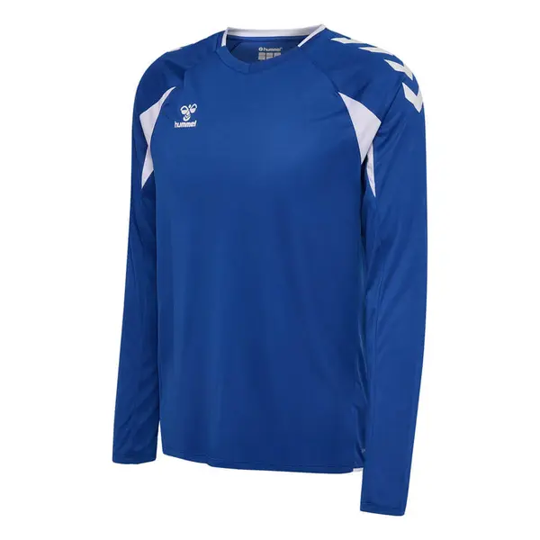 Tricou hummel CORE 2.0 POLY LS - 7691 True Blue White, S