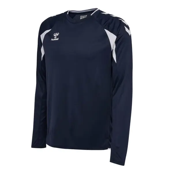 Tricou hummel CORE 2.0 POLY LS - 7929 Marine White, XS