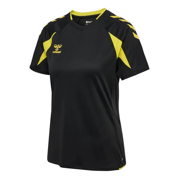 Tricou hummel CORE 2.0 WOMEN - 5138 BLACK/BLAZING YELLOW, XL