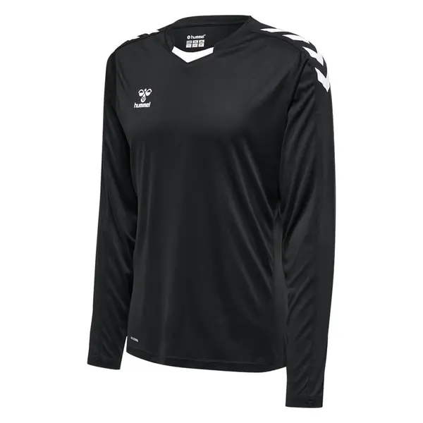 Tricou hummel CORE XK POLY LS - 2001 Black, XXL
