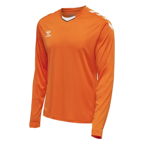 Tricou hummel CORE XK POLY LS - 5190 ORANGE TIGER, L