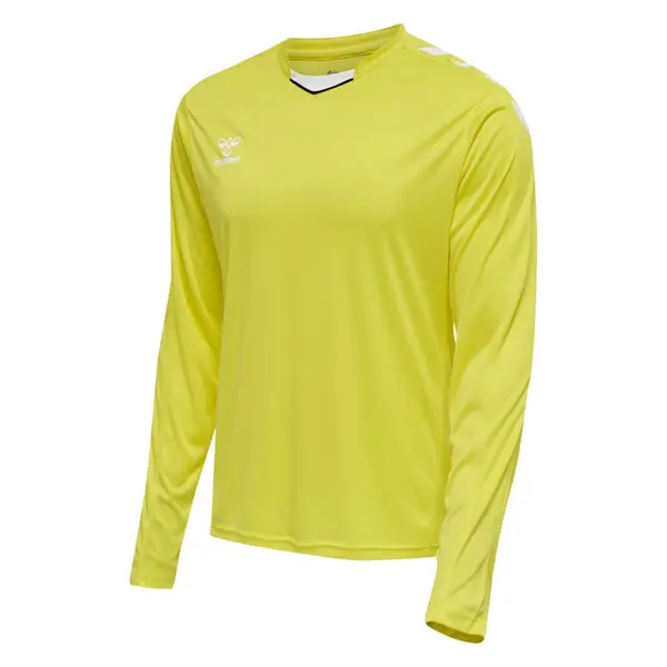 Tricou hummel CORE XK POLY LS - 5269 Blazing Yellow, XXL
