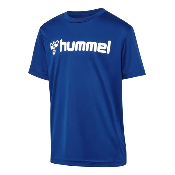 Tricou hummel LOGO POLY COPII - 7045 True Blue, 152